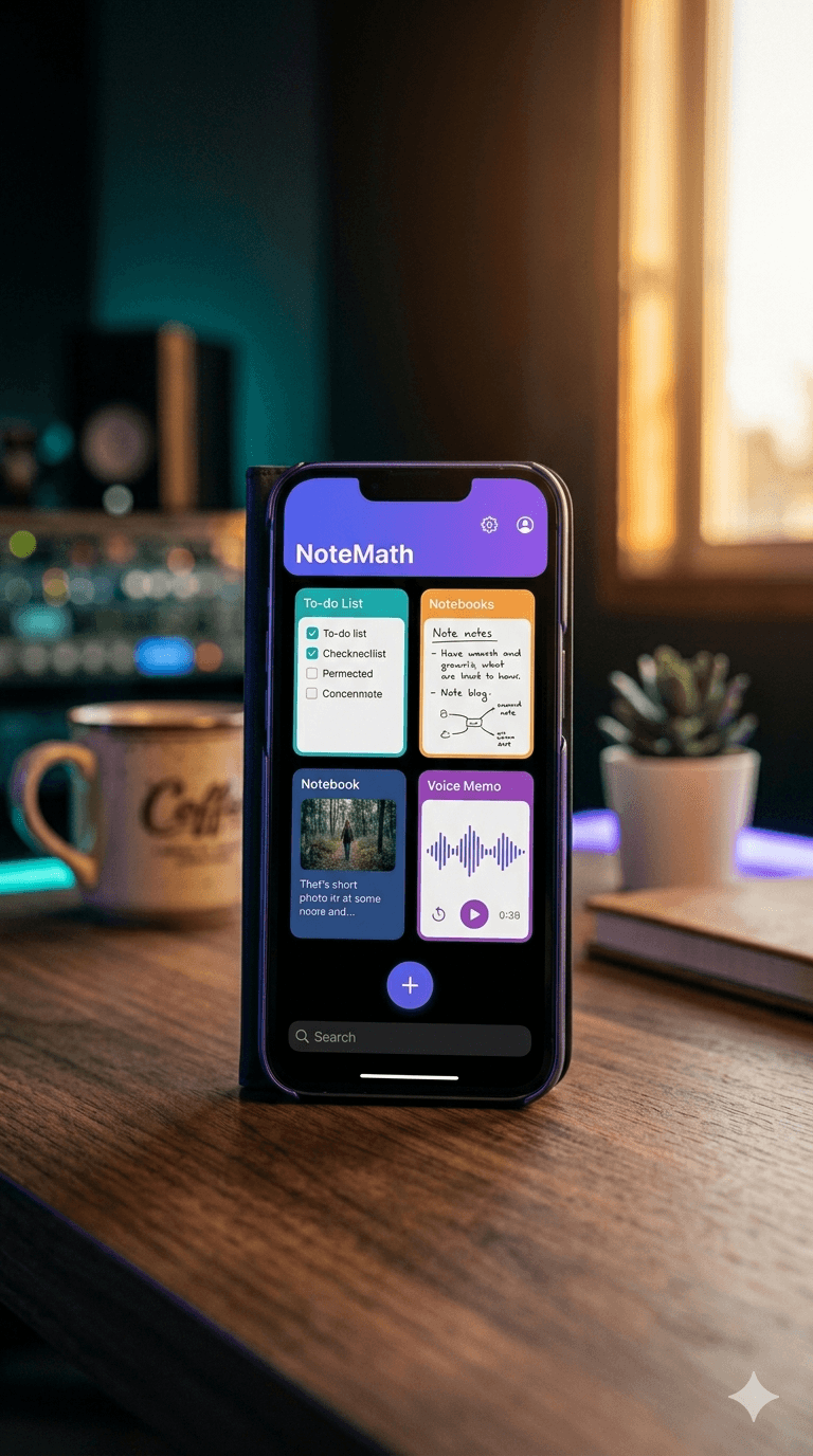 Meet NoteMath: every kind of note in one place
